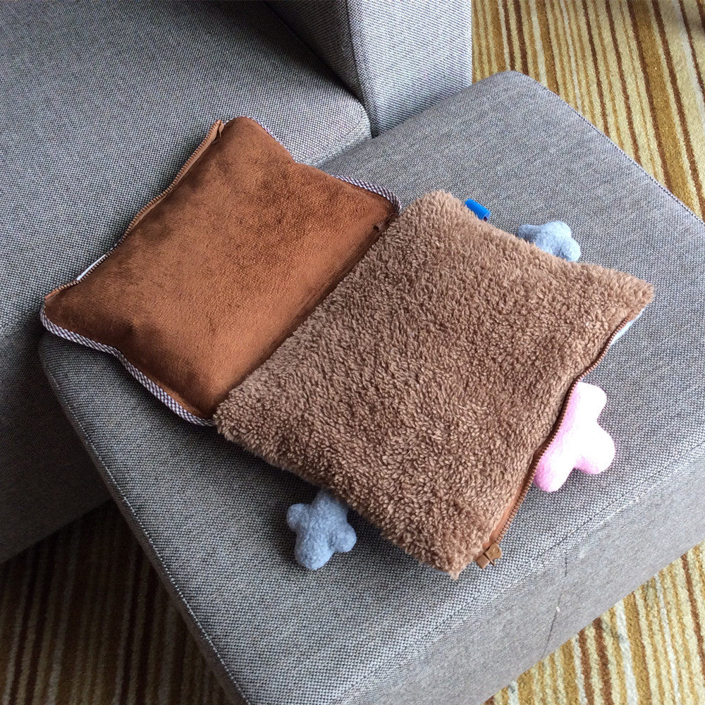 情侣卡通防爆可拆洗双插手暖手宝电暖宝充电热水袋电暖宝宝暖手袋