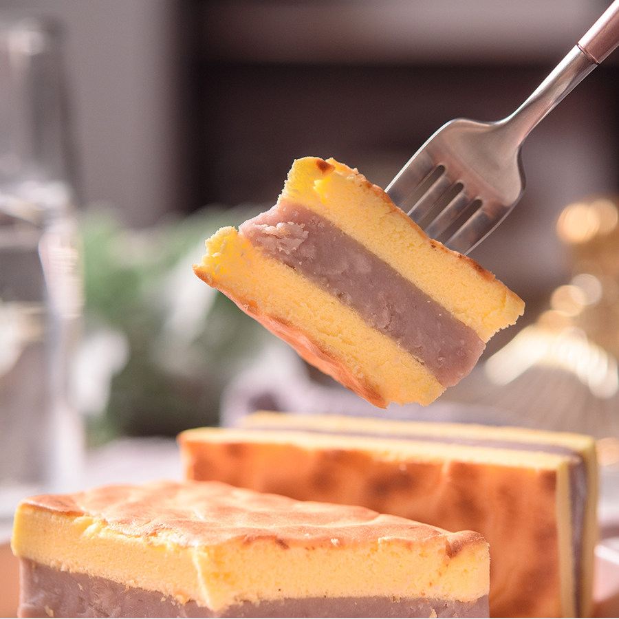 芋泥虎皮蛋糕手工糕点下午茶早餐零食懒低低糖传统西式糕点