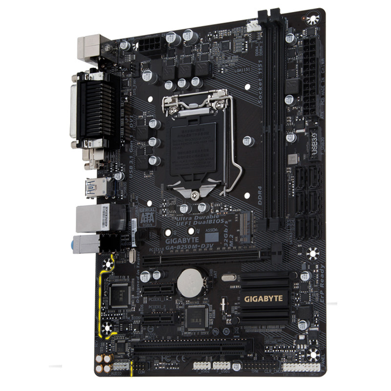 gigabyte/技嘉 b250m-d3v 台式机电脑主板 1151针