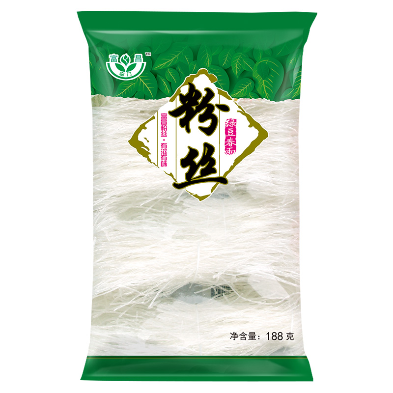 粉丝方便188g2袋装绿豆绿豆粉米粉米线汤粉丝米冲泡
