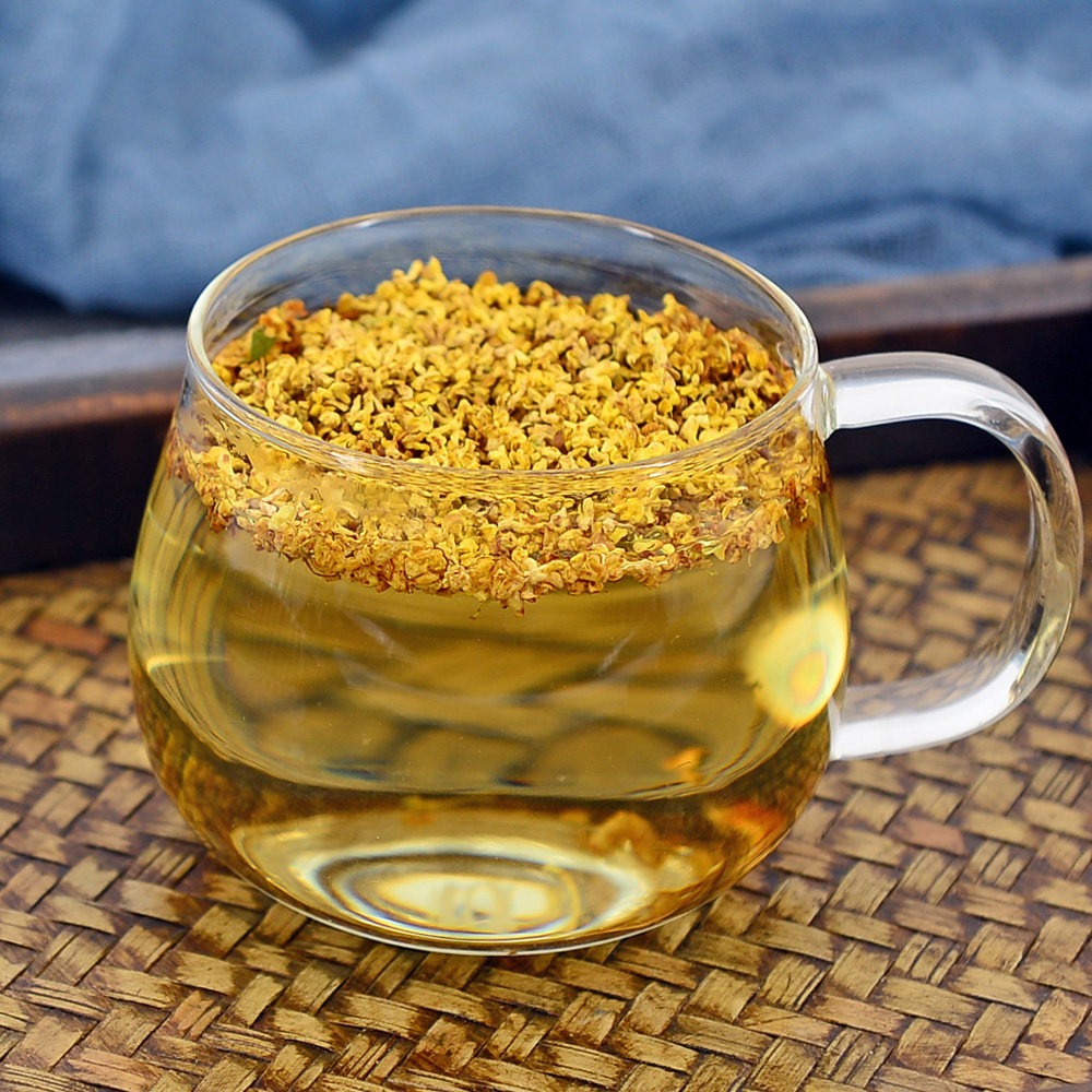 桂花静萱粒桂干花茶叶天然金桂花特级正品散装其他药食同源食品