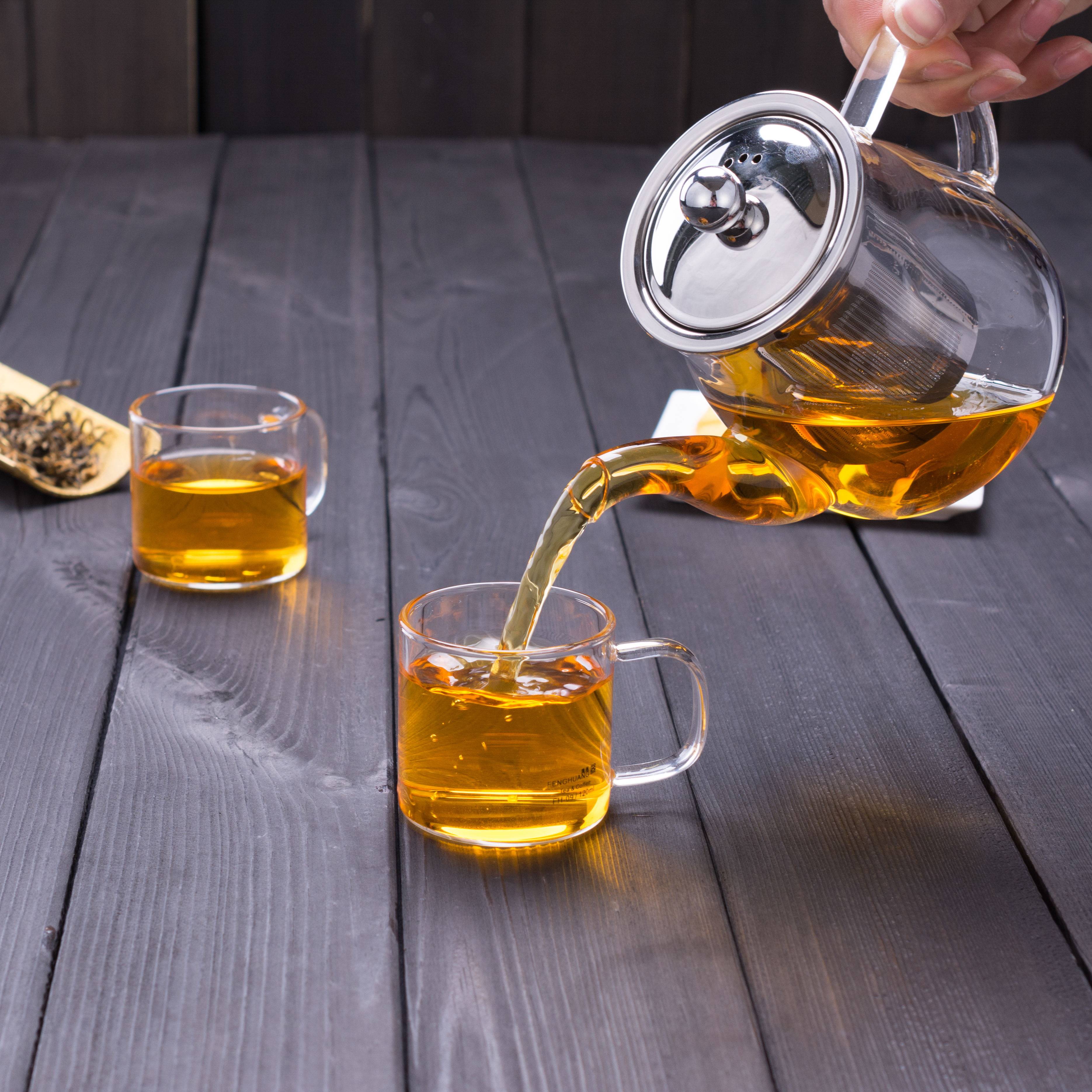 茶壶玻璃茶具玉兰香正品耐热泡茶过滤花茶功夫茶壶