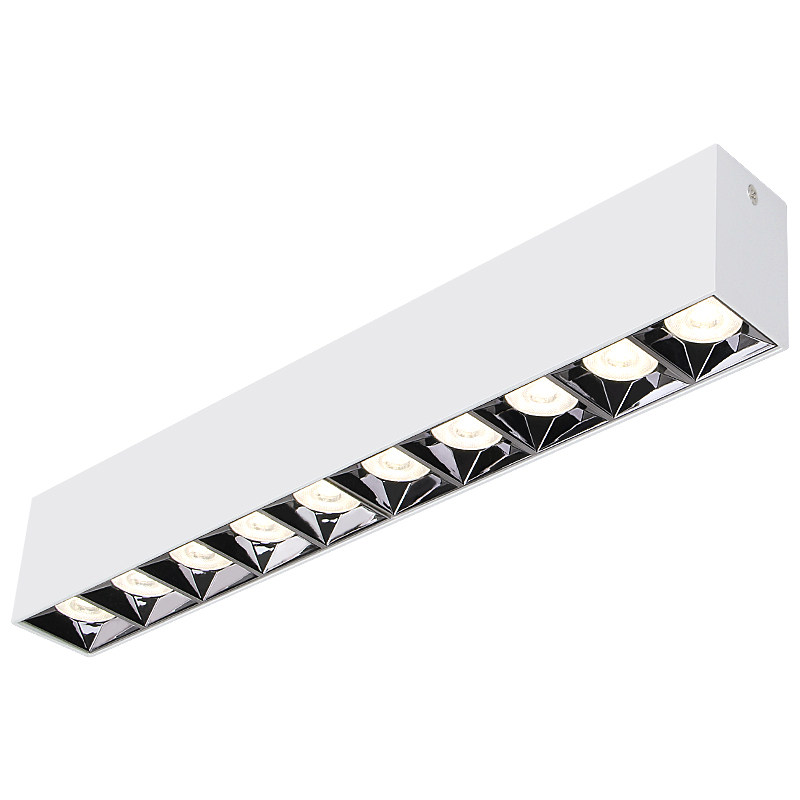 可圣照明led明装射灯格栅灯线条超薄斗胆无主射灯