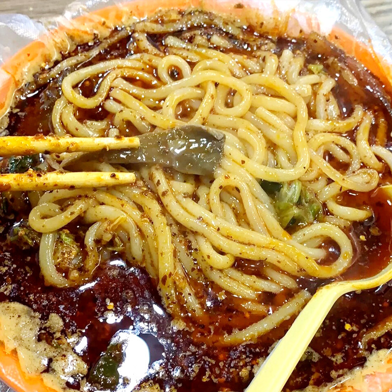 东北麻辣烫专用牛筋半干面筋玉米面荞麦冷面面条面条