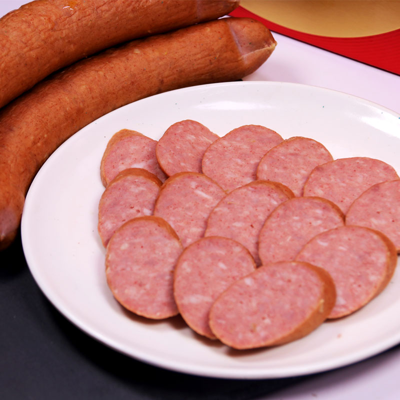 佳木斯宾馆红肠正品蒜香味东北特产佳宾红肠即食肠1袋包邮2根装