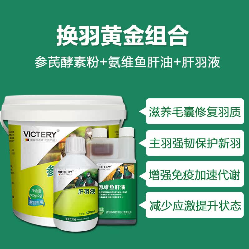 换羽汉诺威鸽药靓羽营养营养保健保健品缩短换羽期信鸽医疗用品