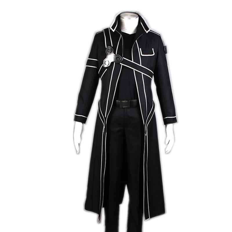 kirito刀剑神域cosplay衣服桐谷桐人服装剑士现货cosplay男装