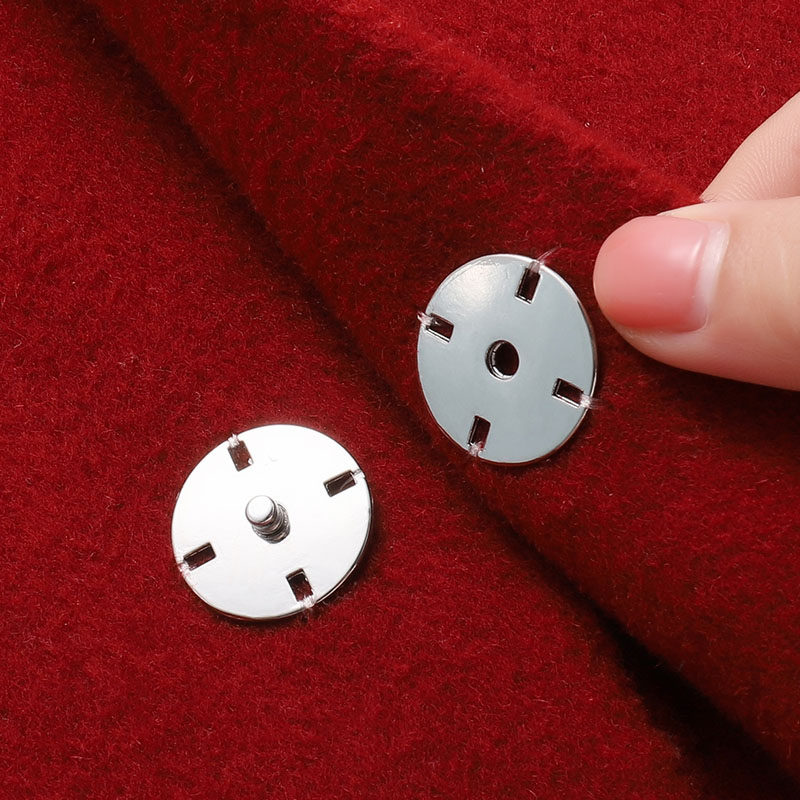 金属暗扣女羊绒大衣隐形搭扣走光衣服按纽纽扣纽扣
