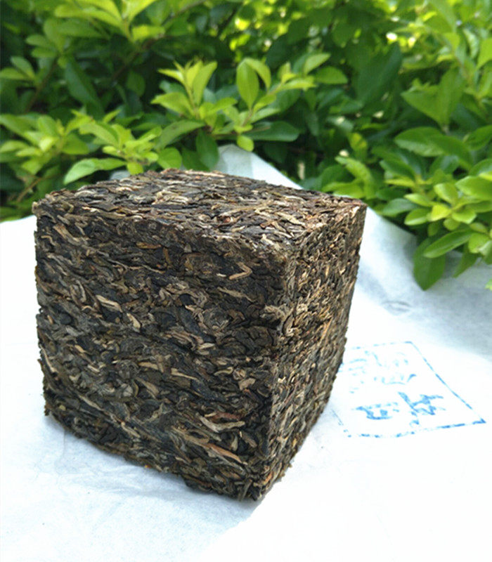 茶叶勐库昔归茶砖普洱茶生茶古树纯料500克龙印普洱