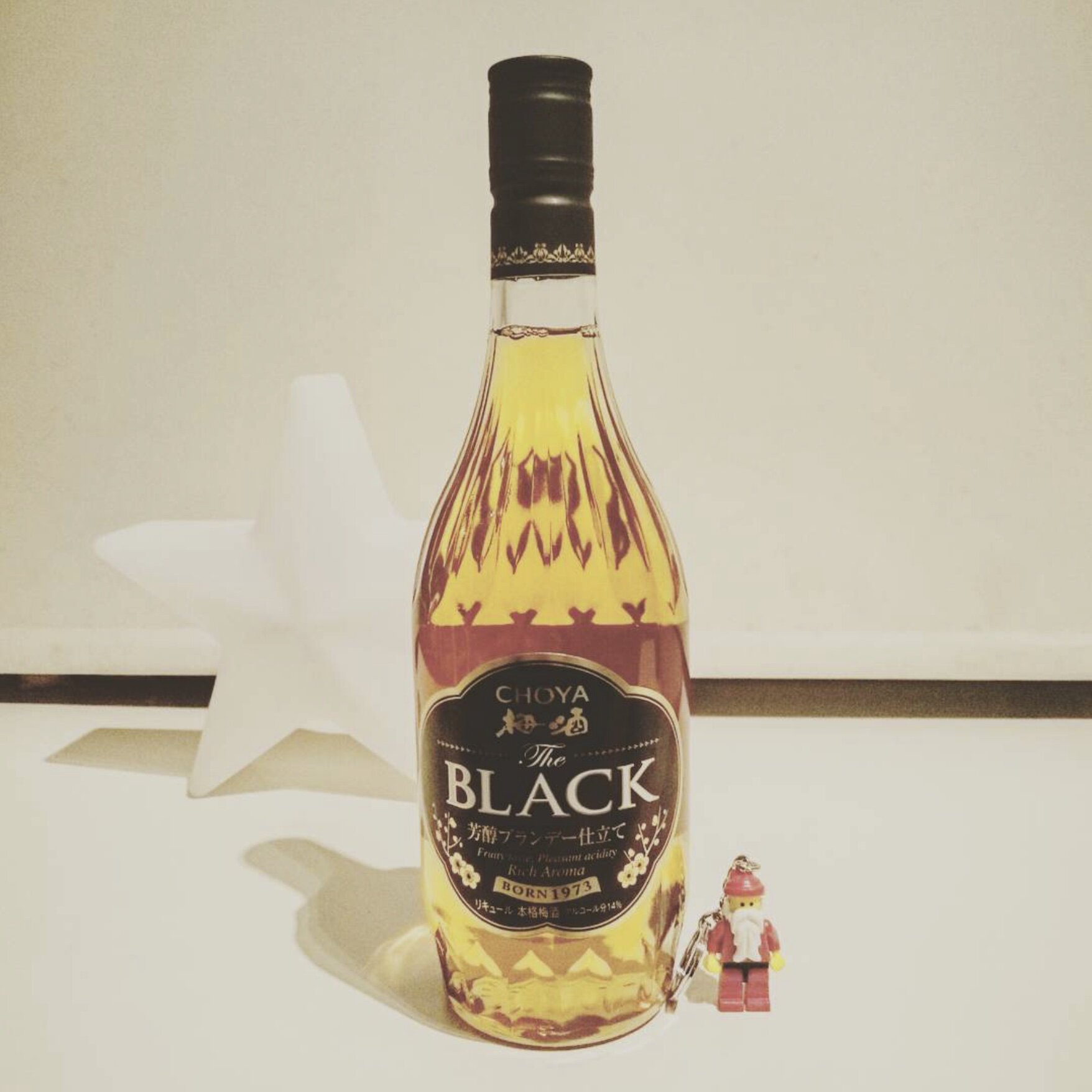 日本进口俏雅theblack白兰地调和芳醇蝶矢梅酒梅酒