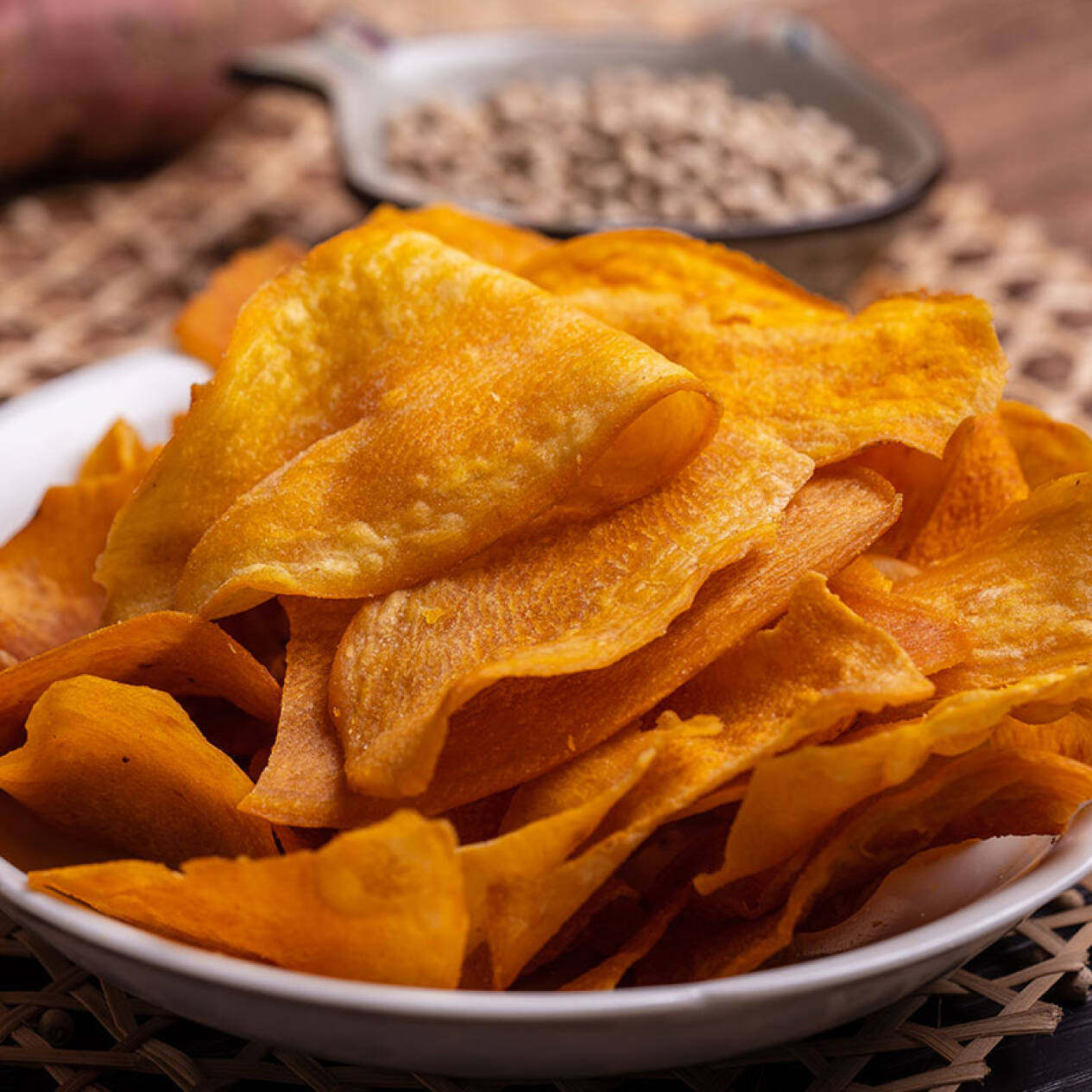 农家自制红薯薯片香脆薯类制品油炸230g袋多省薯类制品