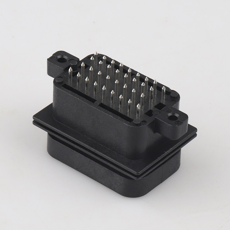 防水34p汽车ecu插头amp连接器国产连接器