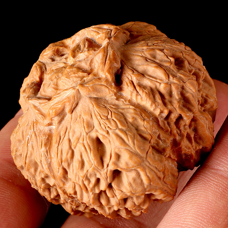 核桃文玩五星拼接狮子头手盘把玩五棱五瓣多棱手串