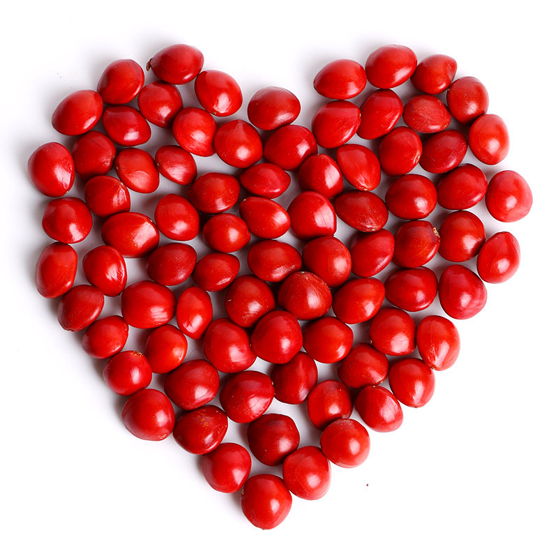 玲珑心血配饰散珠手链相思豆原籽菩提红心骰子其他diy饰品配件