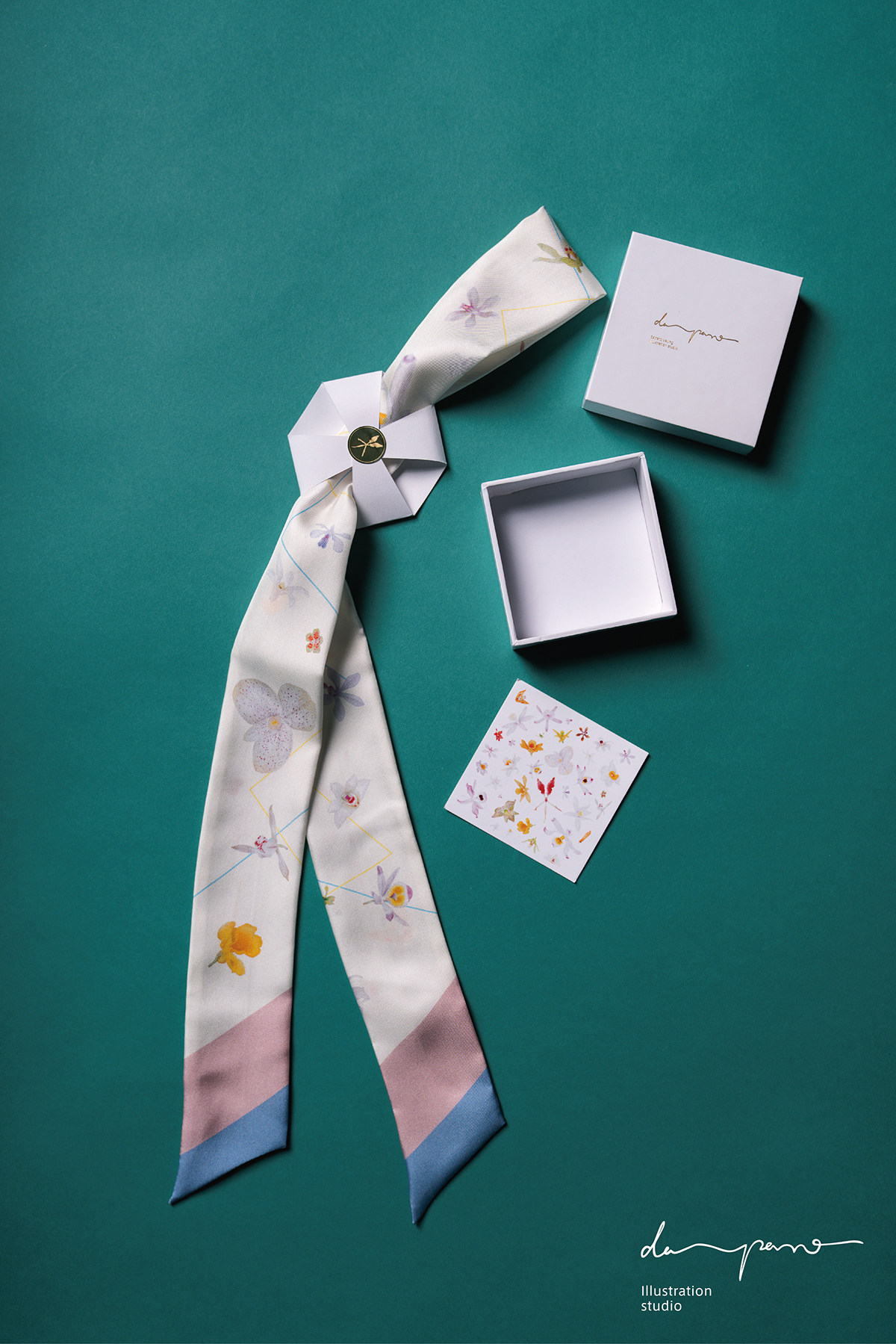 daparo荒野密林艺术家原创手绘自然主题围巾