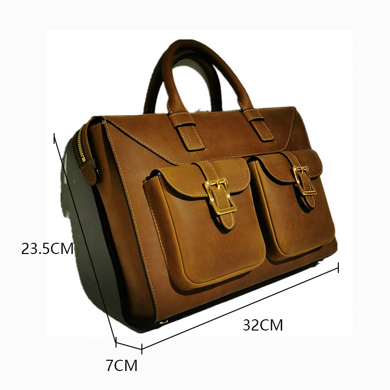 手提包真皮版型免裁硬卡男士公文包图样diy手工包包定制