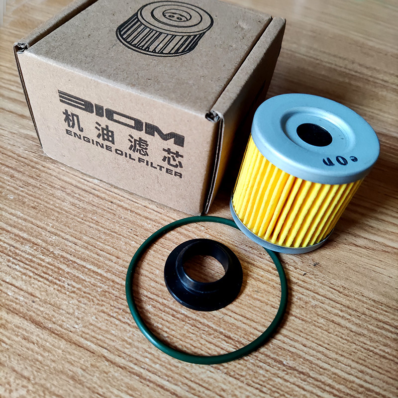机油升仕zt310m踏板摩托车原厂滤清器滤芯机滤配件摩托车滤清器