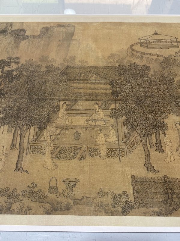 复制清微高清微李唐国画风景人物长卷宋画归去来兮国画