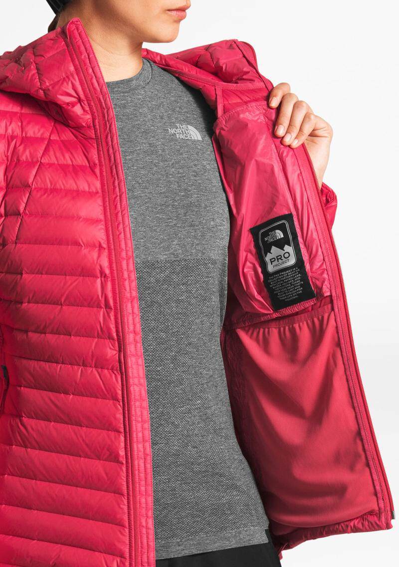 thenorthface北面女士羽绒服拉链连帽保暖经典羽绒服