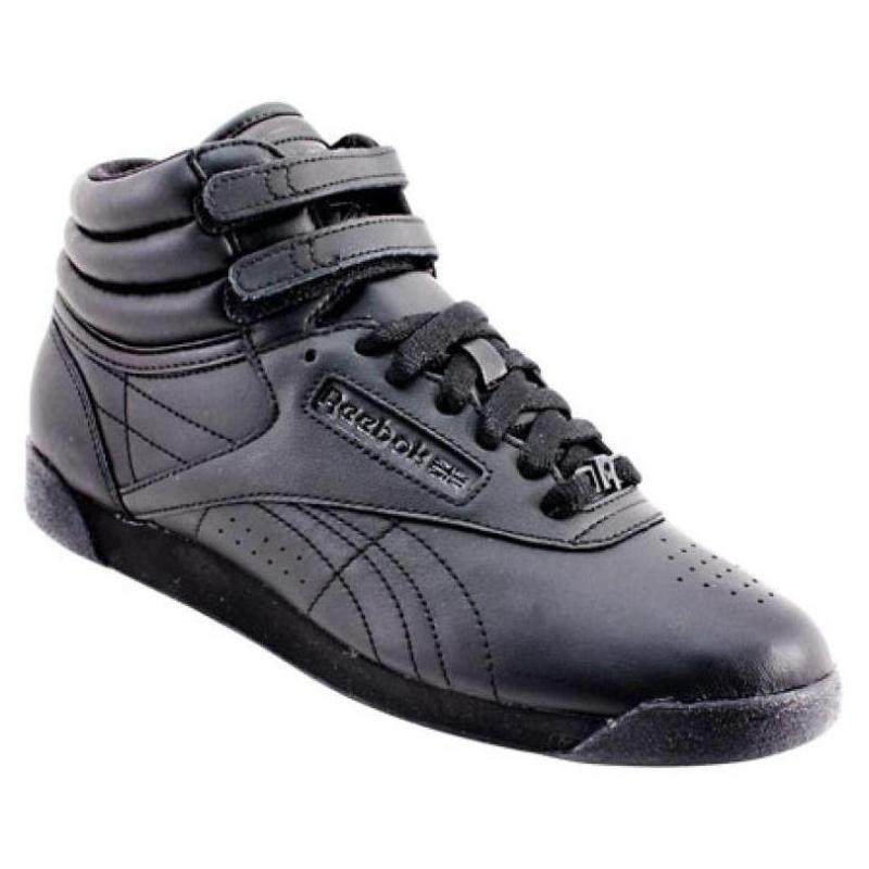 reebok锐步女运运动鞋休闲鞋高帮真皮鞋面支撑缓冲运动休闲鞋