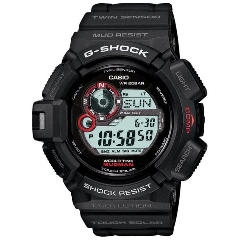 casio卡西欧手表腕表gshock防水表盘200m黑色正品日韩腕表