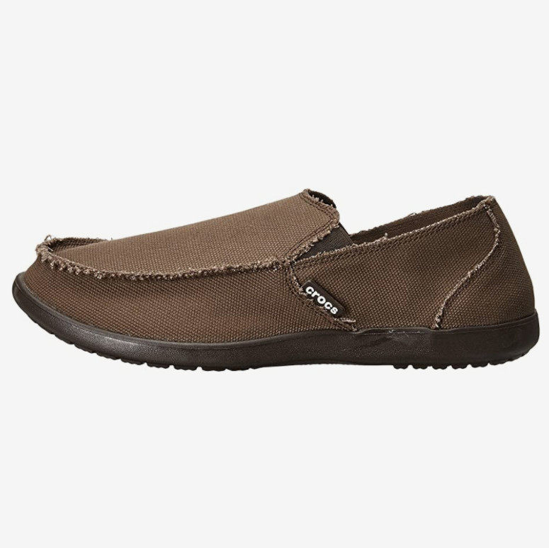 crocs卡洛驰乐福皮质套脚休闲鞋春秋舒适舒适美美国休闲皮鞋