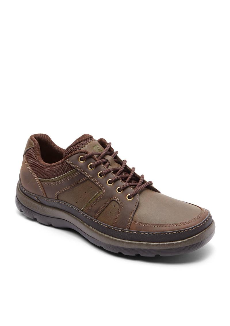 rockport乐步男低帮鞋运动运动休闲休闲鞋系带圆头户外时尚休闲鞋