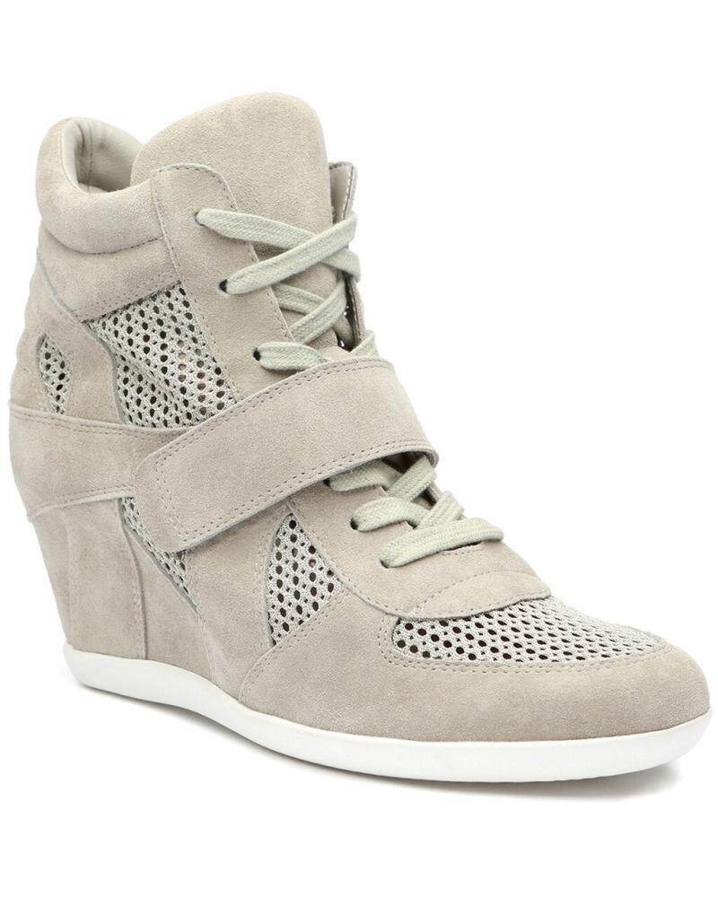 ash女运运动运动休闲休闲鞋深口圆头坡高跟舒适时尚简约时尚休闲鞋