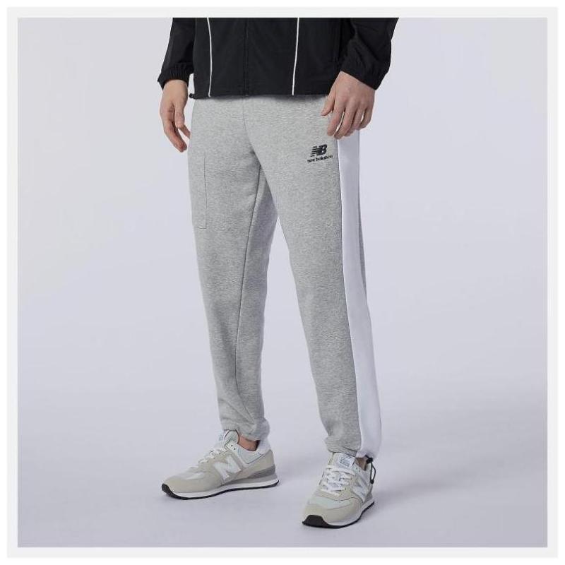 newbalance新百伦运动裤卫裤灰色加保暖春秋休闲运动长裤