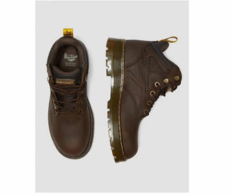 drmartens男鞋工装短靴系带防滑耐磨油蜡美国直邮时装靴