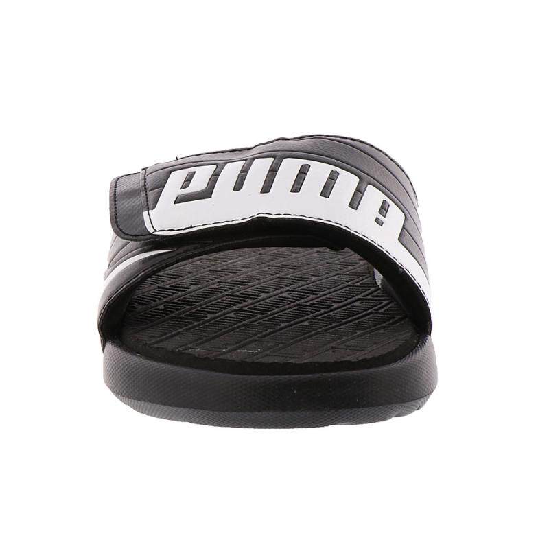 puma彪马男鞋拖鞋美国一字可调白色一字拖