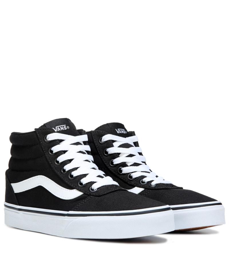 vans女士休闲鞋30285高帮系带ward校园青春正品范斯帆布鞋