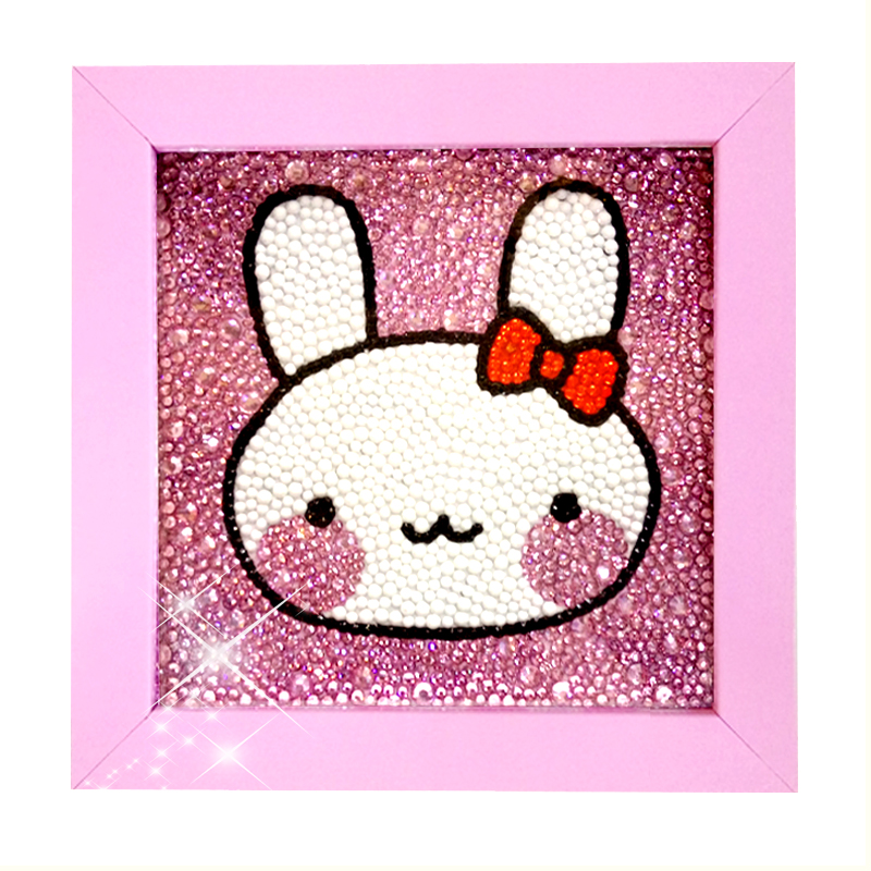 儿童钻石贴画,母亲节幼儿园手工diy制作材料包,小小钻石画,工具齐全