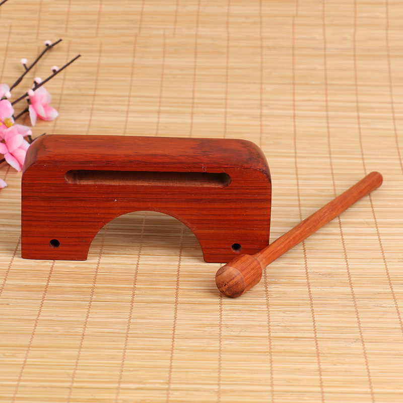 低音梆子原色枣木花梨木高戏曲打击梆子