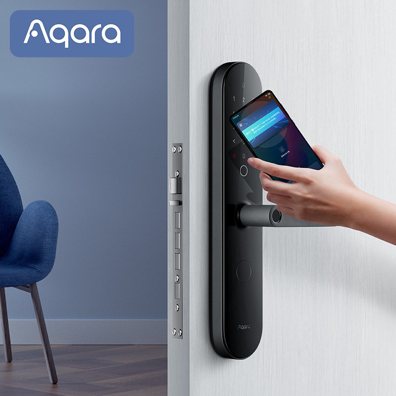 aqara绿米智能指纹锁n100 支持小米米家智能家居新款家用密码门锁