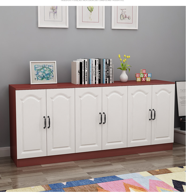 储物柜客厅靠墙现代简约家用经济功能餐边柜北欧长阳餐边柜