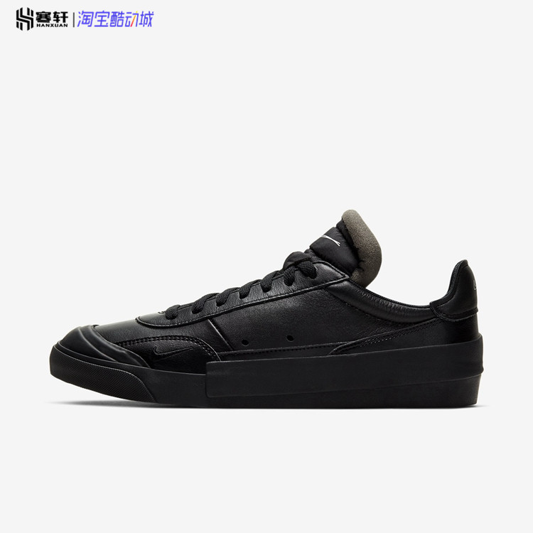 Nike/耐克DROP-TYPE PRM解构拼接男子全黑休闲运动板鞋CN6916-001