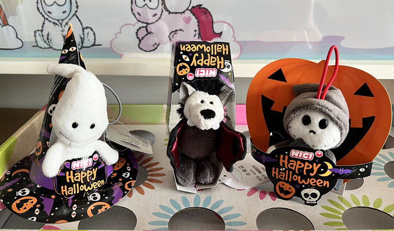 nici专柜正品可爱死神幽灵蝙蝠万圣节包包挂件钥匙扣