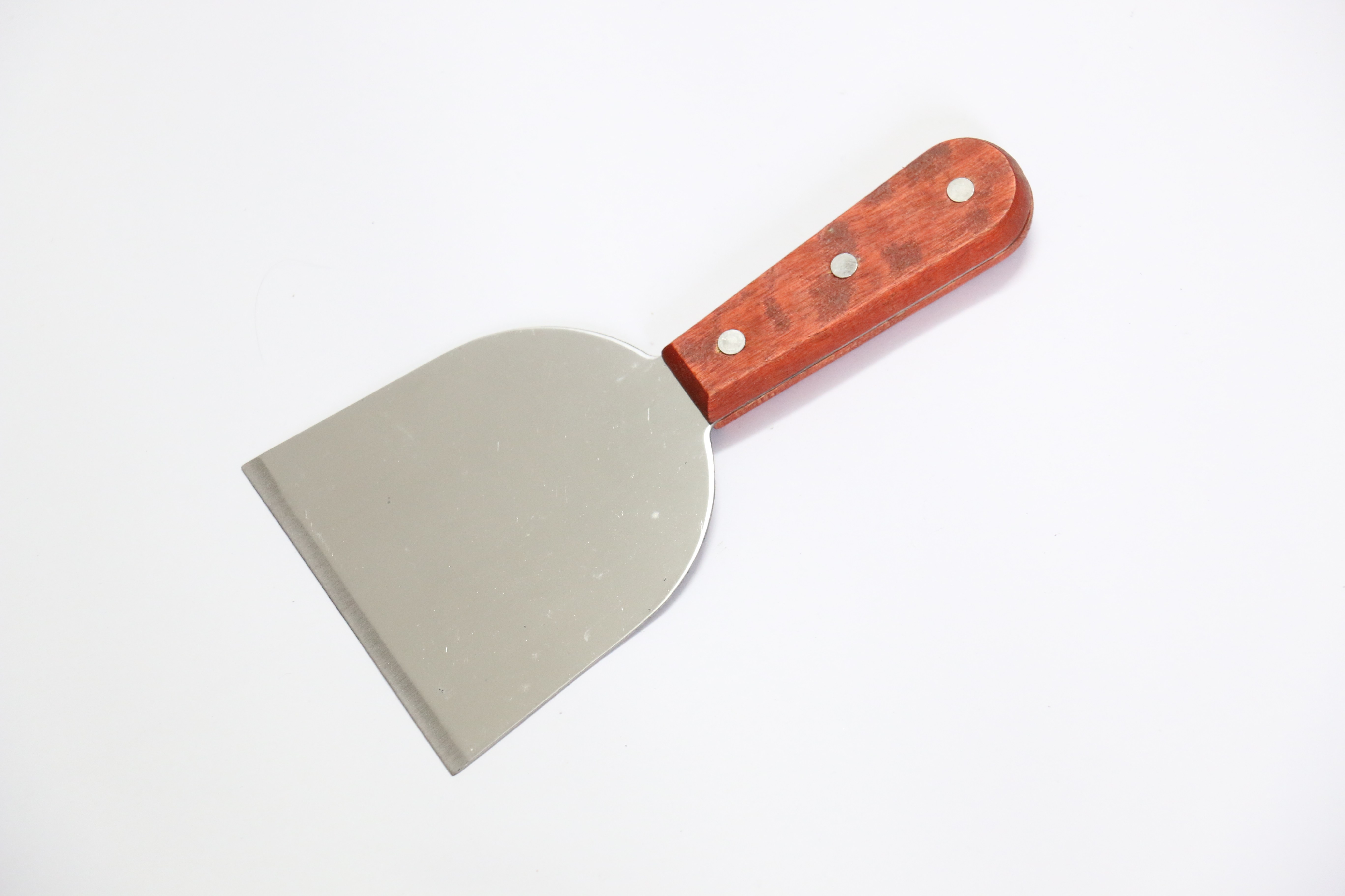 不锈钢铲刀木柄刮刀铁板煎铲三角多用面粉平口其它烘焙器具