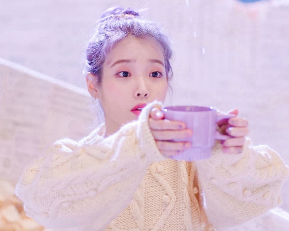 iu秋冬针织衫慵懒加厚外穿宽松韩版李知恩毛衣毛针织衫