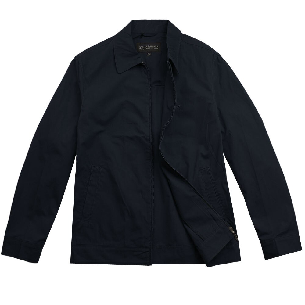 圣大保罗专柜品质秋季薄款外套商务休闲棉制欧码夹克