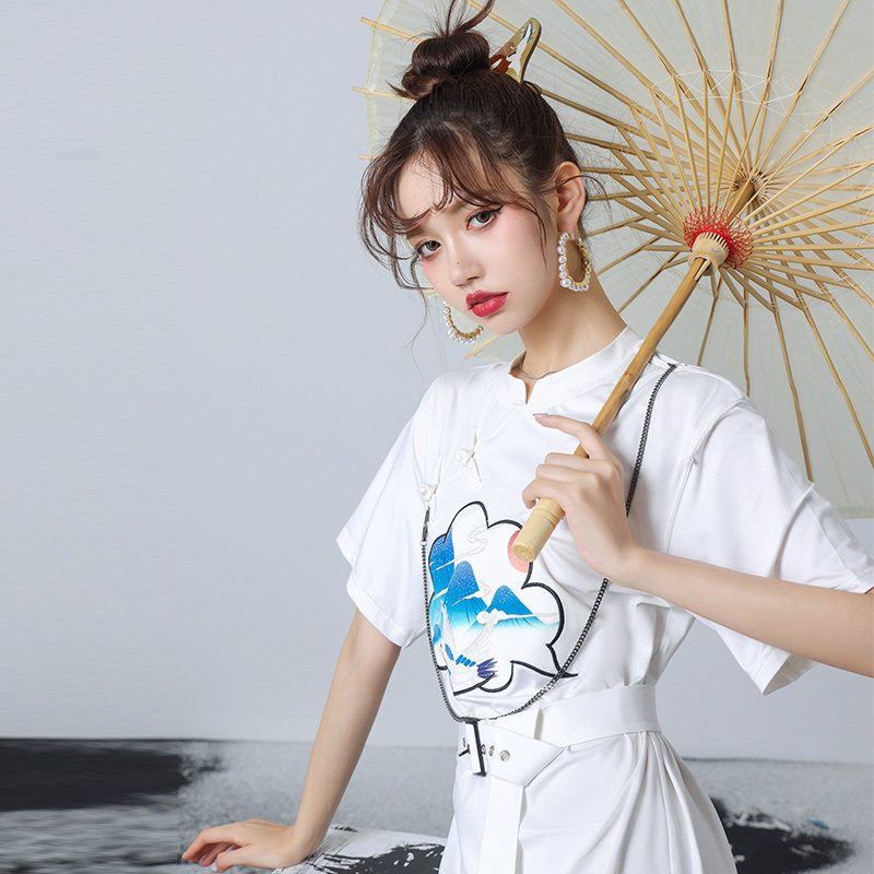 连衣裙年轻改良旗袍夏季2022新款日常国潮女装旗袍