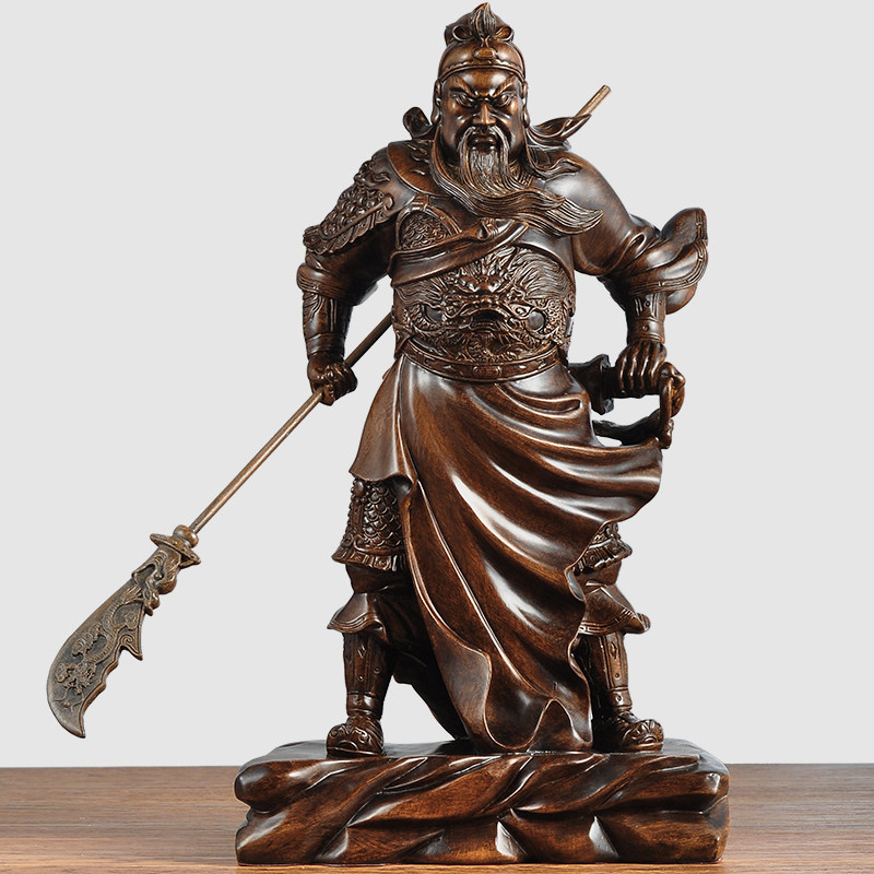 关公武财神摆件大号关帝圣君关羽二爷佛像招财摆件