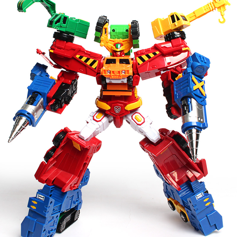 咖宝车神玩具超级创建巨人儿童合体变形汽车儿童机器人