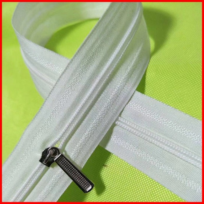 被套拉链1米5专用加厚家用双头3号白色双向闭尾1.