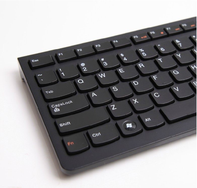 联想巧克力超薄有线台式机电脑笔记本外接键盘k5819usb