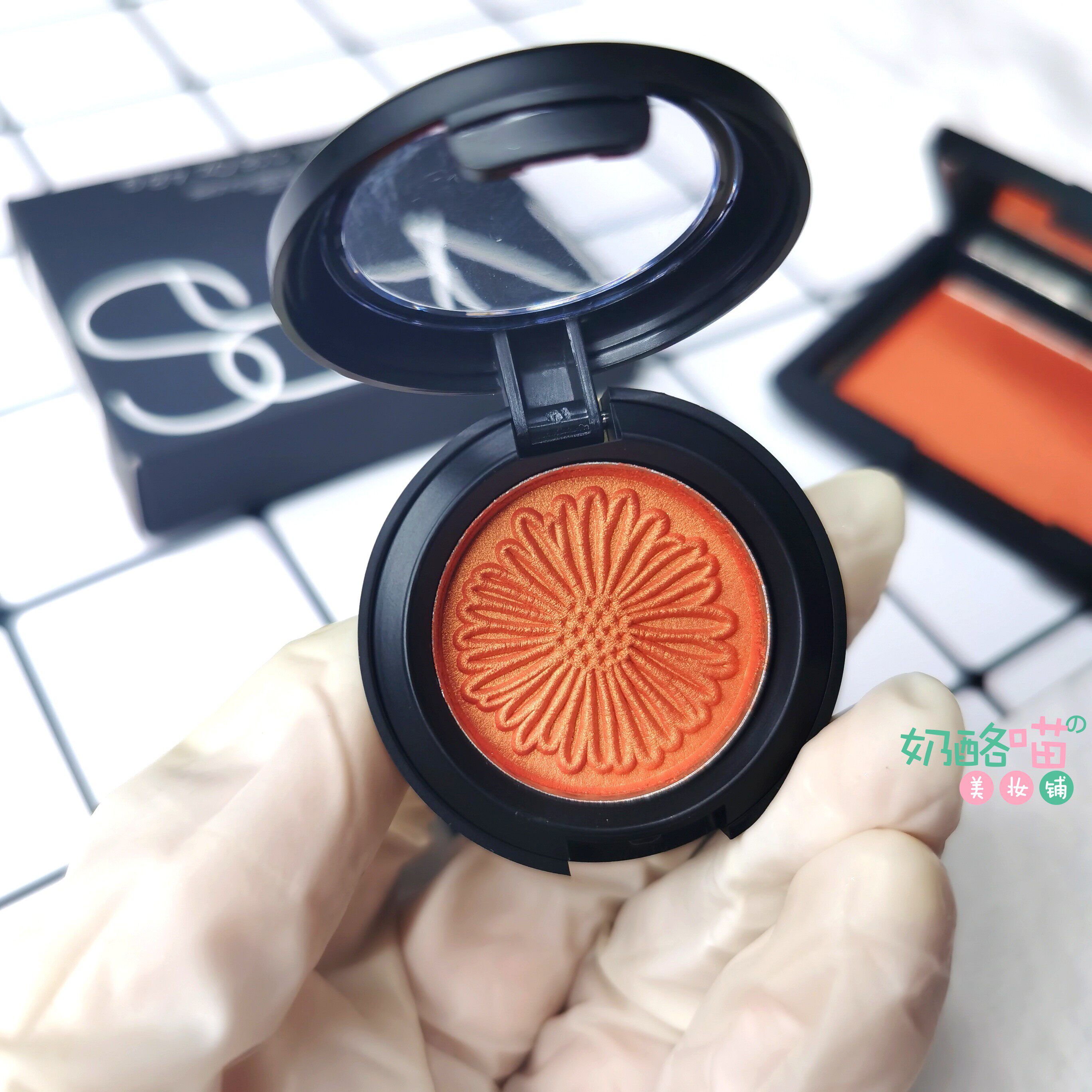 narsnars斯泰姬陵腮红大牌试用正品试色压盘腮红