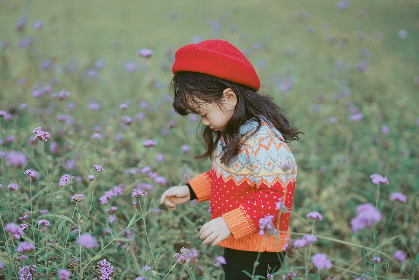 女童女宝宝可爱北欧风复古毛衣圣诞风格毛衣亲子薇爷原创设计