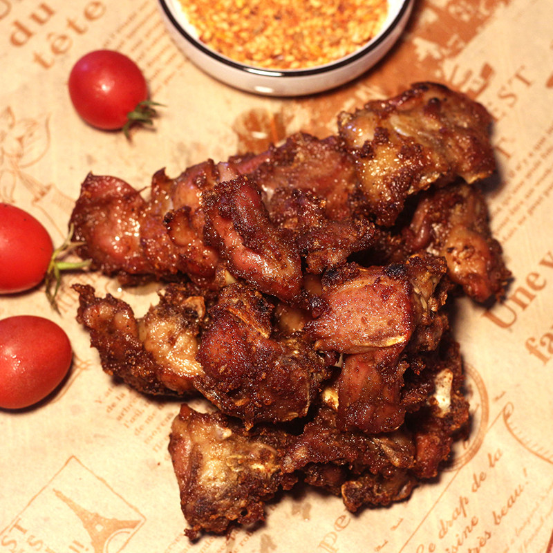 炸鸡5袋沈阳中街qq鸡架油炸骨架每包350g其它