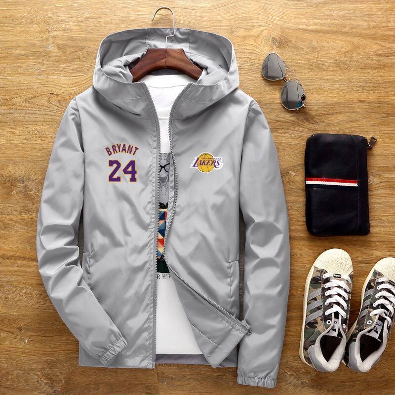 科比24号纪念运动夹克秋冬季薄款篮球训练风衣运动茄克